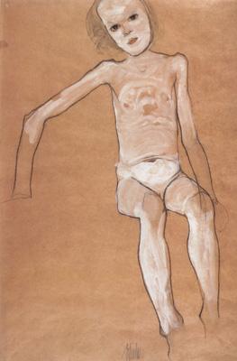 Egon Schiele Seated Nude Girl (mk12)